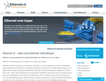 Tablet Screenshot of ethernet.nl